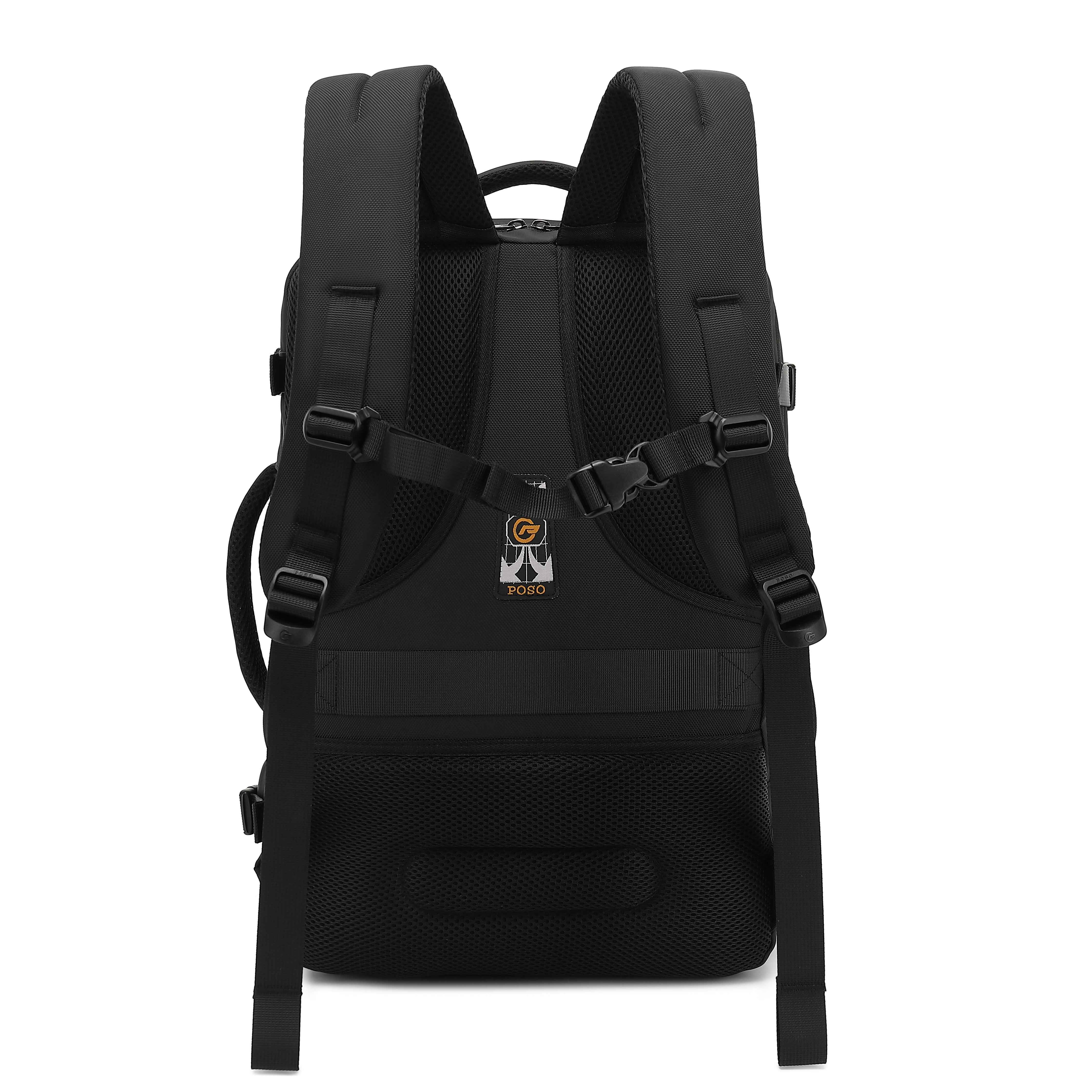 Poso PS-669 Travel Backpack – Waterproof Laptop & Business Bag for Men & Women - CoolBELL