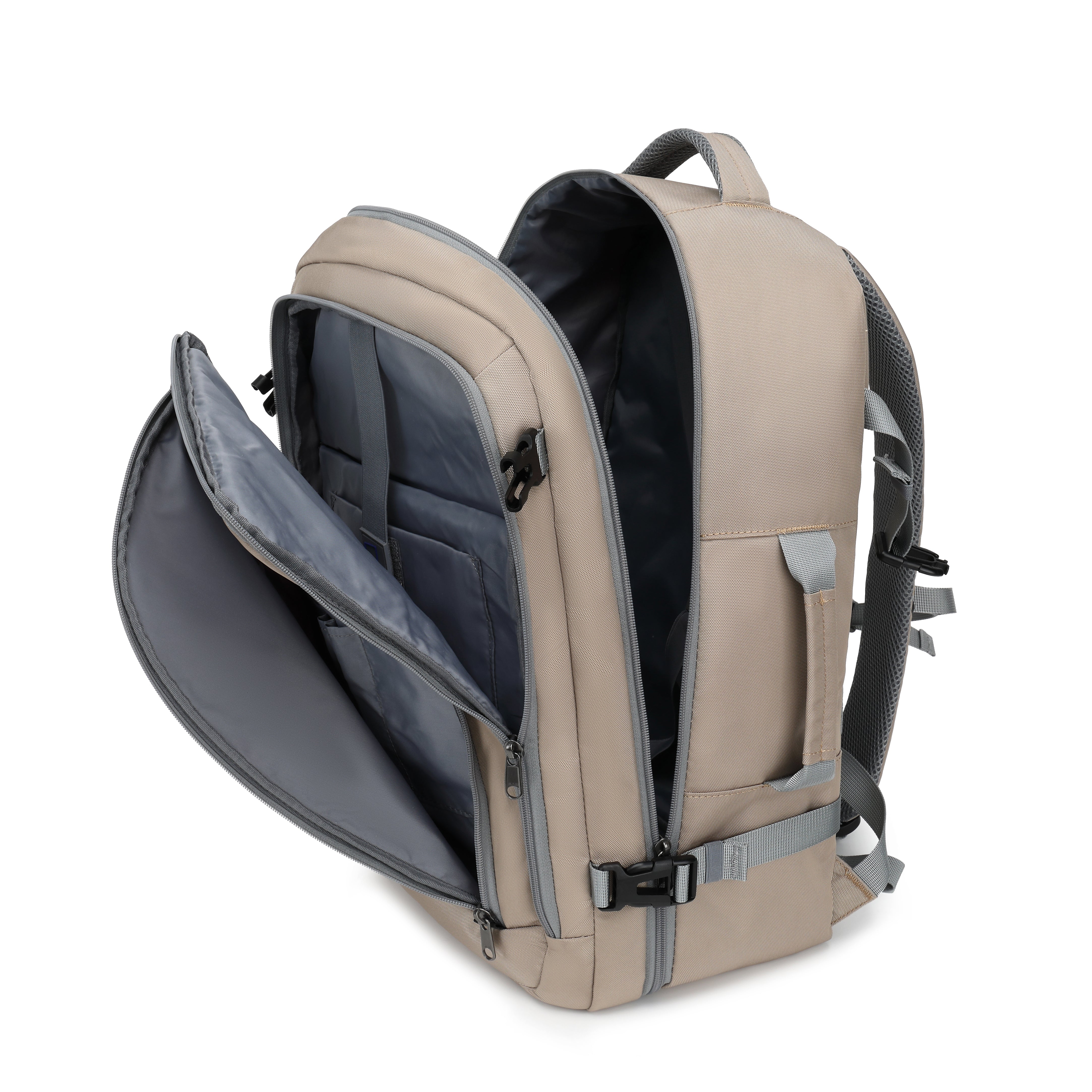 POSO PS-665 Anti-Theft Laptop Backpack with USB Charging for 15.6" Laptops