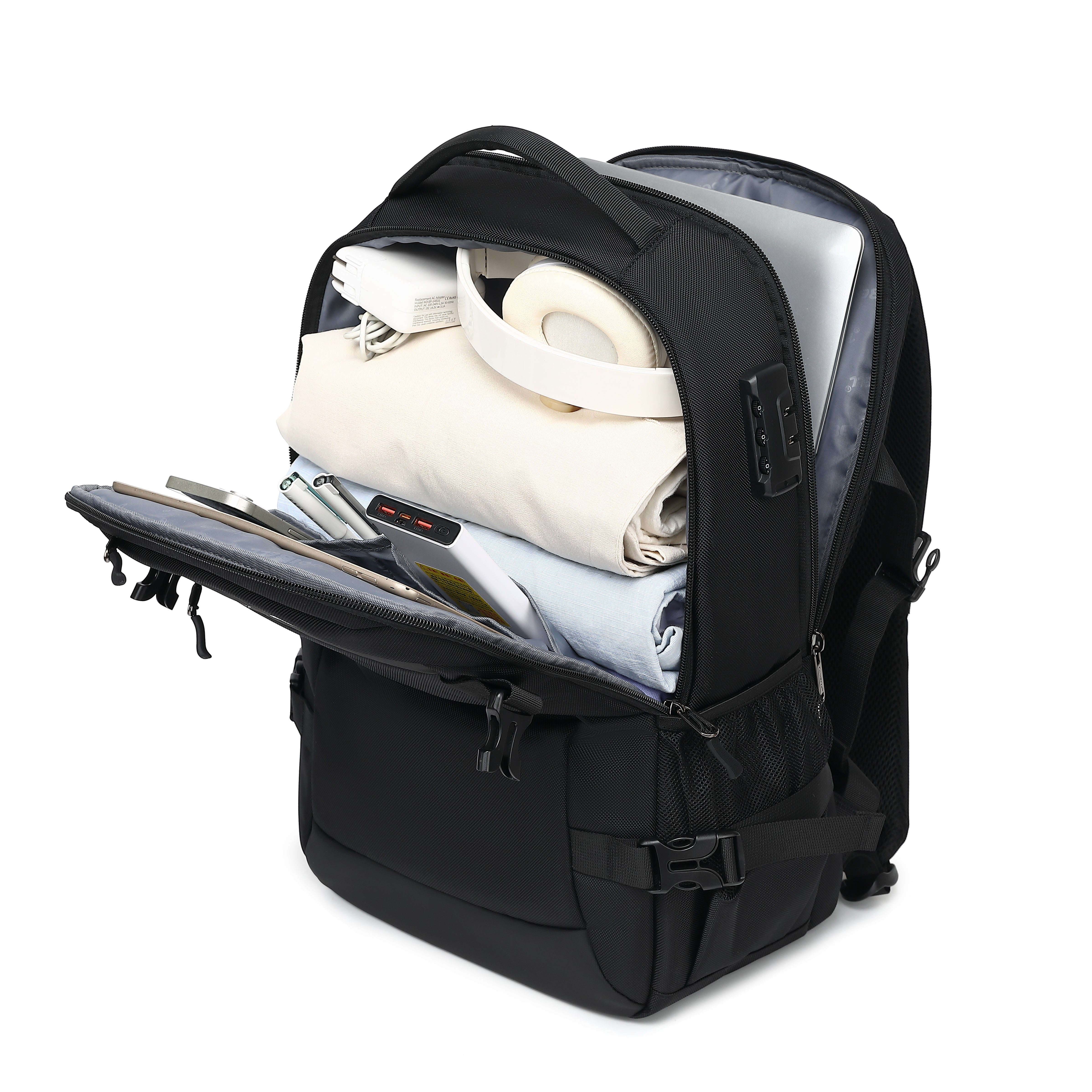 CoolBell CB-8297 Laptop Backpack - Water-Resistant Design for 15.6” Laptops with USB Port