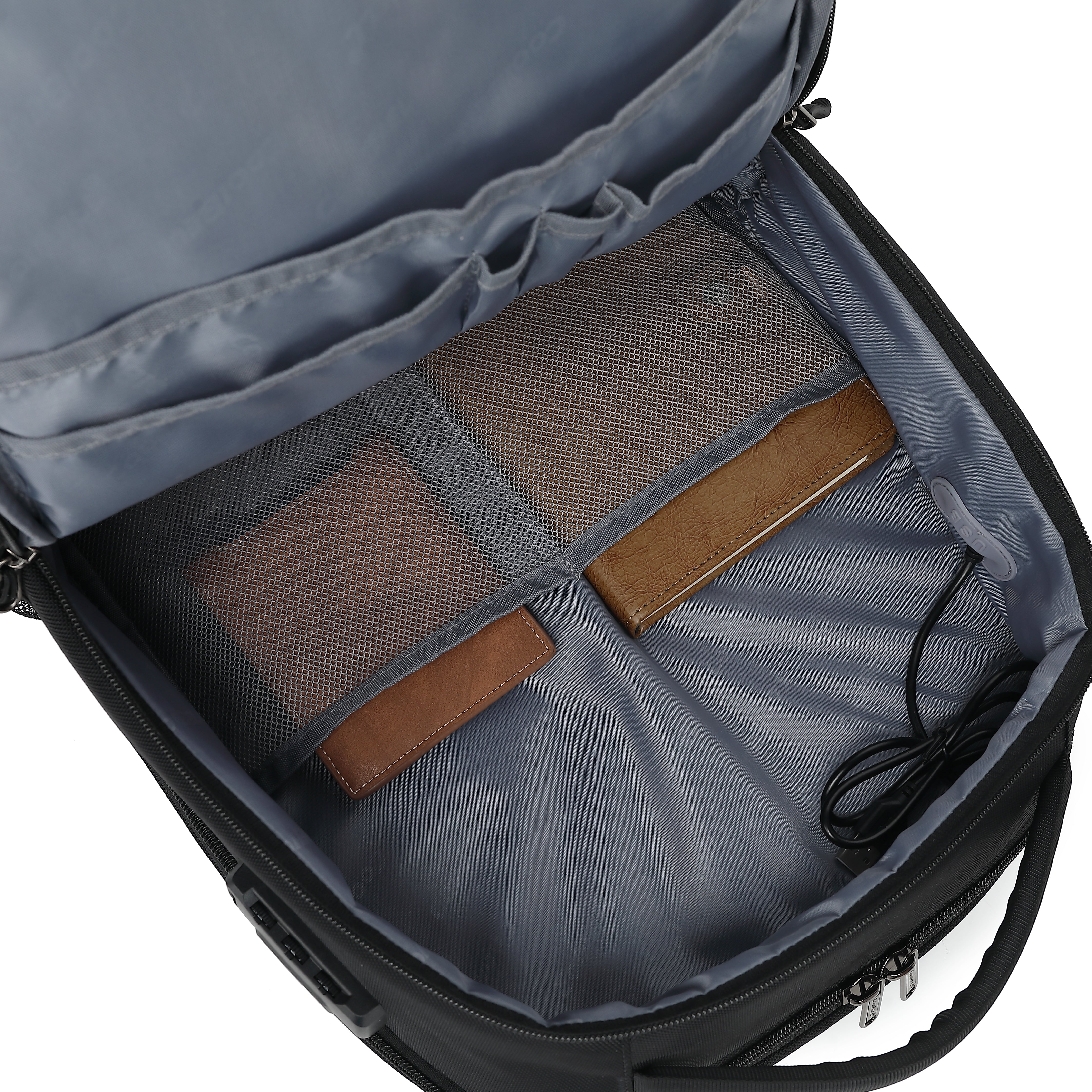 CoolBell CB-8297 Laptop Backpack - Water-Resistant Design for 15.6” Laptops with USB Port