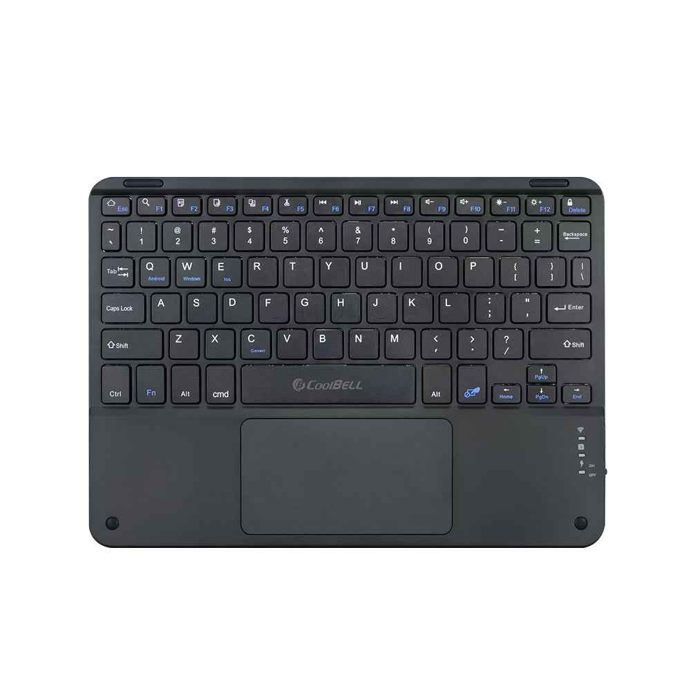 CoolBell Smart Board BT-KB02 – Bluetooth Wireless Keyboard with Touchpad for Tablets & Laptops - CoolBELL