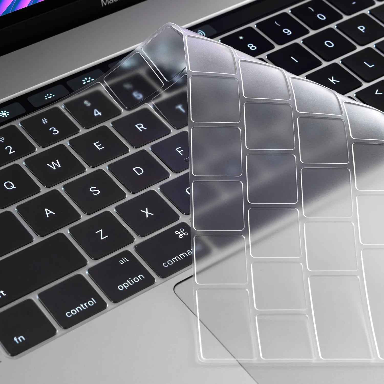 Coolbell Premium MacBook Keyboard Guard – Crystal Clear, Ultra-Thin Silicone Protector for MacBook Air & Pro