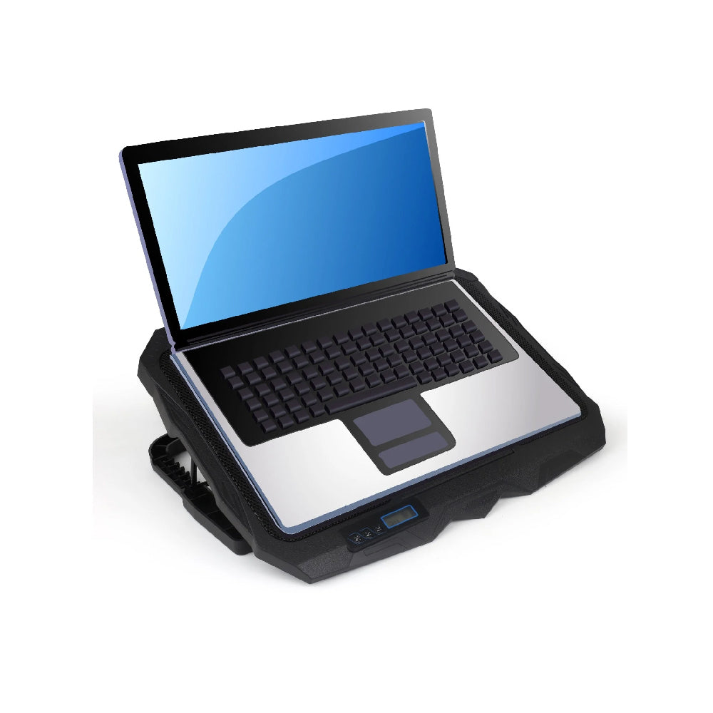 Coolbell CB-18 Cooling Pad with Display for 14-17 Inch Laptops and Gaming Notebooks