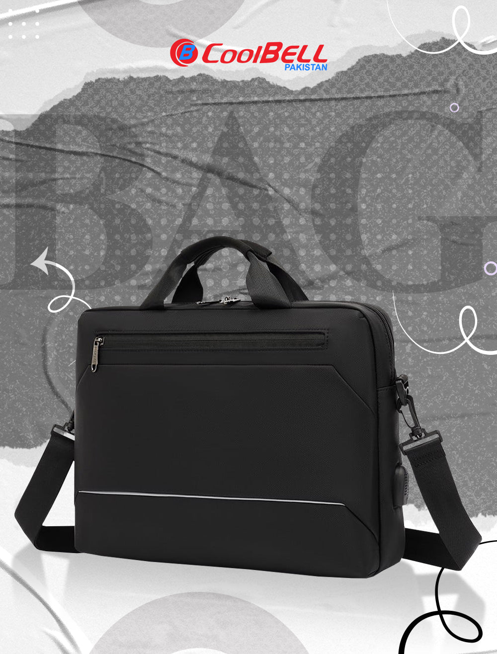 Coolbell CB-2112 Topload Bag - Stylish, Durable and Versatile Laptop Bag - CoolBELL
