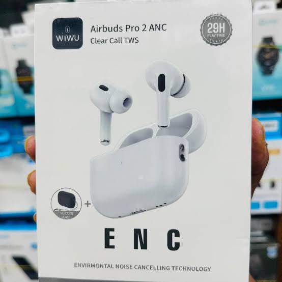 WiWU Airbuds Pro 2 ANC (4-Mic ENC) True Wireless Earbuds