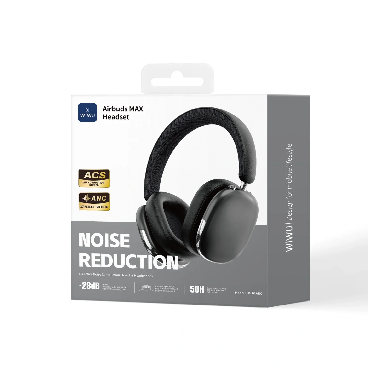 WiWU Airbuds MAX Headset TD-16 ANC