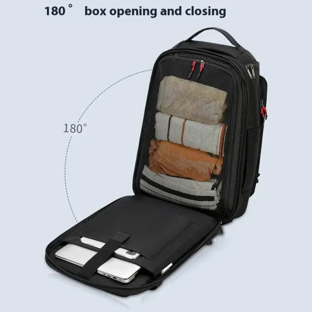 POSO 676 Expandable Travel Backpack | 17.3" Laptop Bag
