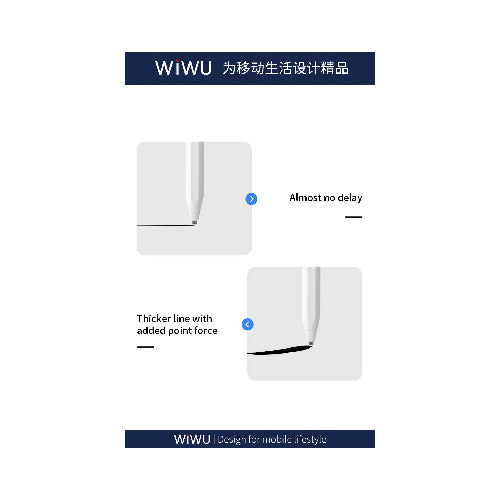 WiWU Pencil Max –  Rechargeable Stylus Pen for Touch Devices