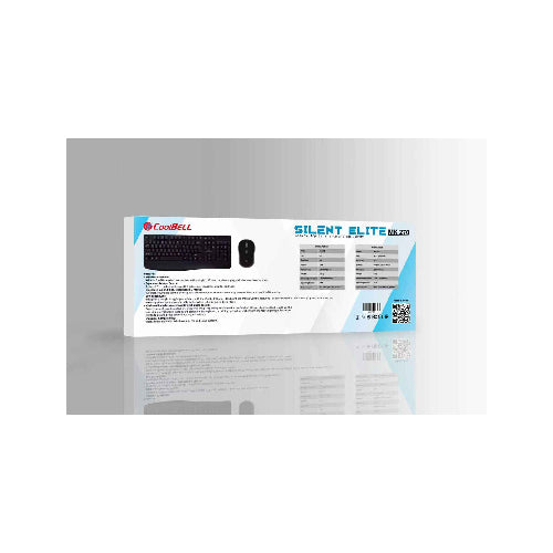 Coolbell Wireless Keyboard and Mouse Combo - Silent Elite MK 270