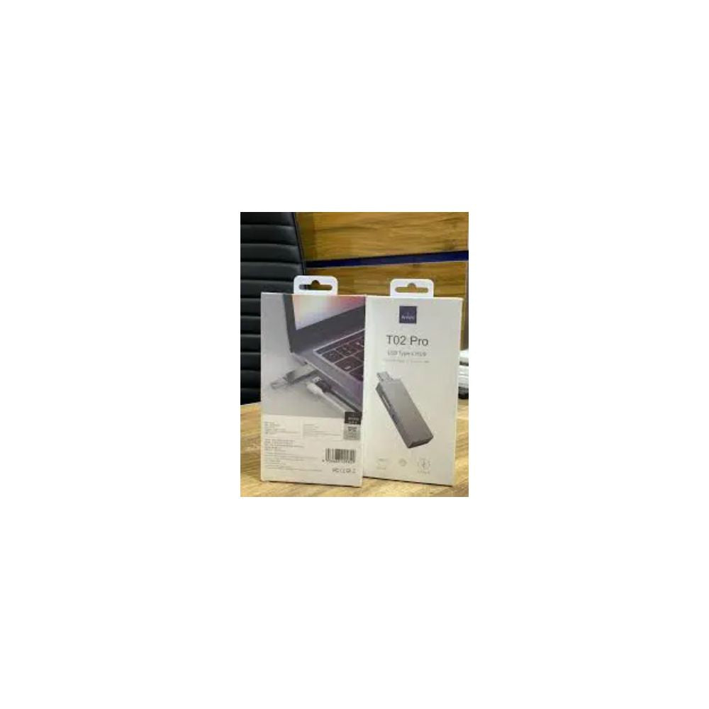 WIWU T02 Pro Type-C Hub – Premium 3-in-1 Adapter for MacBook & iPad