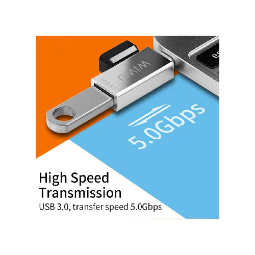 WiWU T02 Type-C to Dual USB Adapter - High-Speed OTG Converter for Laptops & Smartphones