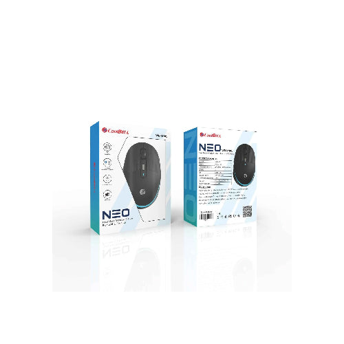 CoolBell NEO WB-M101 Dual Mode Wireless Mouse - 2.4G + Bluetooth 5.2, Silent Click, 6 Buttons