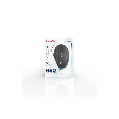 CoolBell NEO WB-M101 Dual Mode Wireless Mouse - 2.4G + Bluetooth 5.2, Silent Click, 6 Buttons
