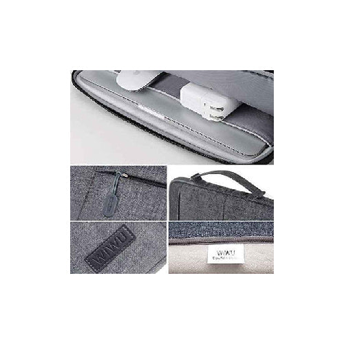 WIWU Pocket Sleeve 13” – Grey | Slim Laptop Sleeve