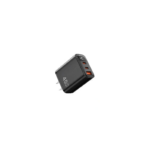 WiWU Firefly 45W GaN Fast Charger Wi-G011 – Dual USB-C Adapter for Tablets & Phones