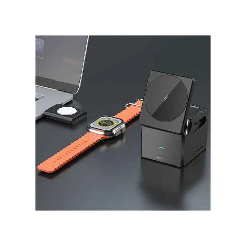 WiWU Wi-W030 3-in-1 Wireless Charger | Fast Charging Dock for iPhone, AirPods & iWatch