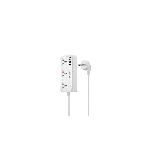 WiWU 30W GaN Power Strip Wi-S005 – USB-C, USB-A & AC Outlets | EU/UK