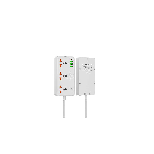WiWU 30W GaN Power Strip Wi-S005 – USB-C, USB-A & AC Outlets | EU/UK
