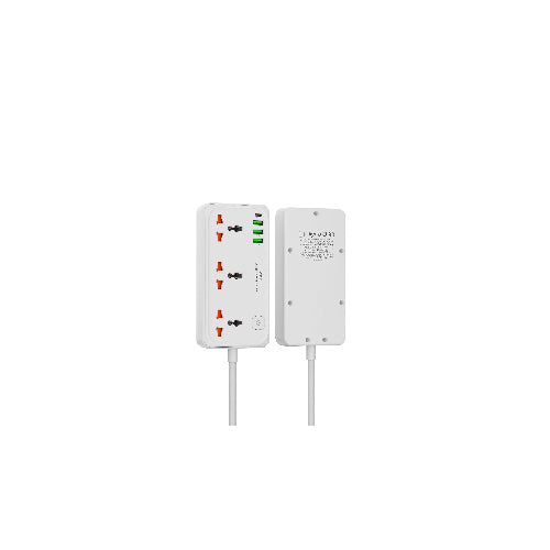 WiWU 30W GaN Power Strip Wi-S005 – USB-C, USB-A & AC Outlets | EU/UK