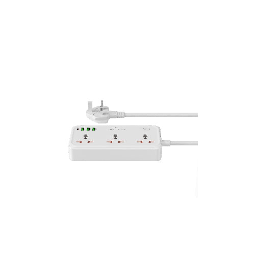 WiWU 30W GaN Power Strip Wi-S005 – USB-C, USB-A & AC Outlets | EU/UK