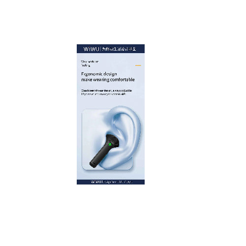 WiWU T21 Crystal Wireless Stereo - Transparent Bluetooth Earbuds
