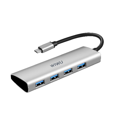 WIWU Alpha 440 Type-C to 4× USB 3.0 Hub